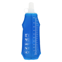 Bouteille d'eau souple pliable pour le sport, course à pied, en TPU