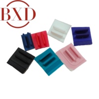 Pour 3DS 1 paire de couvercles en caoutchouc de silicone pour écran LCD supérieur avant pour console de jeu 3DS, bouchon en caoutchouc anti-poussière