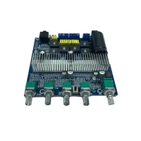 Carte amplificateur de caisson de basses TPA3116 personnalisée 2.1 canaux haute puissance BT 4.2 carte amplificateur Audio DC12V-24V 2*50W + 100W