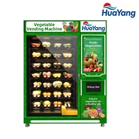 Distributeur automatique 24h/24 en acier inoxydable avec écran tactile, un seul compartiment, options de paiement multiples pour légumes frais