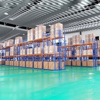 Système d'étagères de stockage métalliques industrielles, grande capacité, réglables, robustes, pour entrepôt, usine et distribution