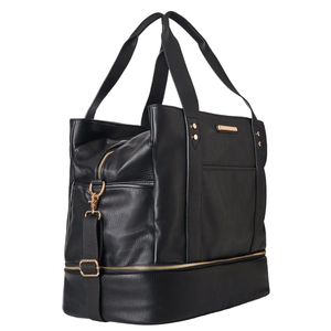 Borsa <span class=keywords><strong>da</strong></span> <span class=keywords><strong>Viaggio</strong></span> OEM in Pelle Vegana di Grande Capacità, per Palestra, Yoga, Pernottamento, Weekend, con Scomparto per Scarpe, Tasche e Cerniera, <span class=keywords><strong>Bagaglio</strong></span> <span class=keywords><strong>a</strong></span> <span class=keywords><strong>Mano</strong></span> - Product Image 4