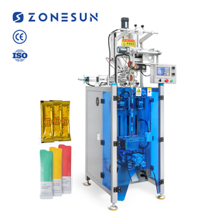 ZONESUN ZS-FS240L automatico Servo pistone salsa alimentare pasta a forma di bustina a forma di riempitrice a forma di macchina - Product Image 1