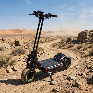 Scooter Eléctrico para Adultos, Batería de 72V 50Ah, Motor Dual de 15000W, Velocidad Rápida de 120KMH, Motor Potente sin Escobillas HM, Scooter de 13 Pulgadas con Asiento - Product Image 6