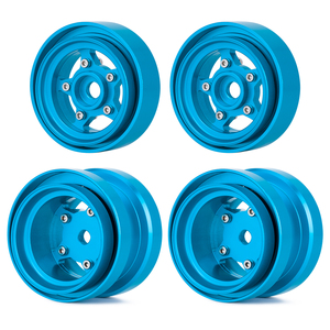 Roues Beadlock en aluminium en gros pour buggy RC 1/10 compatibles <span class=keywords><strong>Tamiya</strong></span> Frog <span class=keywords><strong>Grasshopper</strong></span> Hornet Sand Scorcher - Couleur personnalisée - Product Image 2
