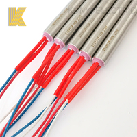 Calentador de cartucho de cable de conexión externa de elemento calefactor de doble circuito eléctrico Kunyi