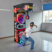 Machine de boxe interactive électronique de haute précision pour le test de force de poing, équipement d'arcade commercial numérique