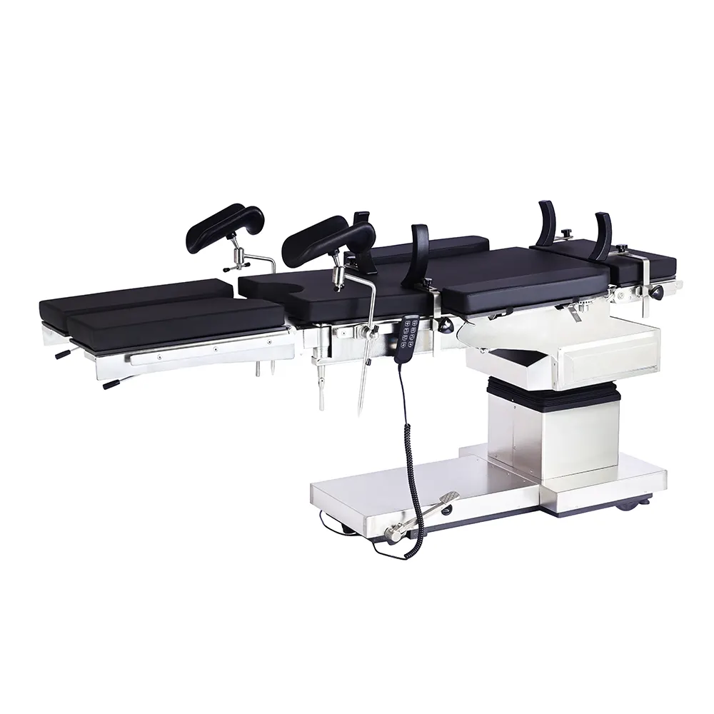 Factory Direct Supply T-based Stainless Neurosurgery Electric Surgical Operating Table Multi-functional OT Surgical Tilting Bed