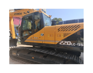 Excavatrice d'occasion Hyundai 220lc-9s de haute qualité, 22 tonnes, moteur, boîte de vitesses, puissance 125 kW, composants hydrauliques d'origine, bon prix, en stock - Product Image 1