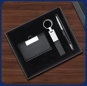 Regalos Promocionales IStapromo con Logotipo Impreso, Set de Regalos Corporativos, Porta Tarjetas de Visita, Llavero Metálico, Bolígrafo para Tomar Notas para Clientes - Product Image 4