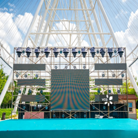 Structure de scène en alliage d'aluminium pour concerts en plein air, expositions - Système modulaire à charge lourde 500 kg