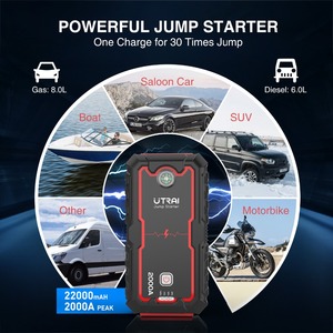<span class=keywords><strong>UTRAI</strong></span> Jstar One Batterie au lithium-ion <span class=keywords><strong>2000A</strong></span> Banque d'alimentation Démarreur de voiture Dispositif de démarrage de voiture Démarreur de voiture portable Chargeur d'urgence - Product Image 6