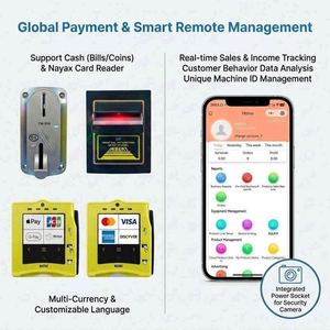 Distributeur automatique de pizzas Iplaysmart à écran tactile intelligent, paiement entièrement automatique par pièces et sans numéraire pour restaurants et centres commerciaux - Product Image 4