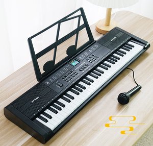 Jouets pour enfants en gros, piano électronique 61 touches portable avec microphone, cadeau, jouet musical, piano - Product Image 3