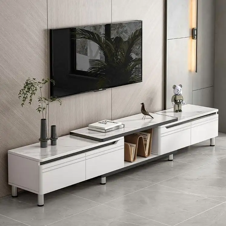 Meuble TV De Luxus Wohnzimmermöbel einfacher Fernseherständer Holzeinheitständer moderne Holz-TV-Schrankkonsole