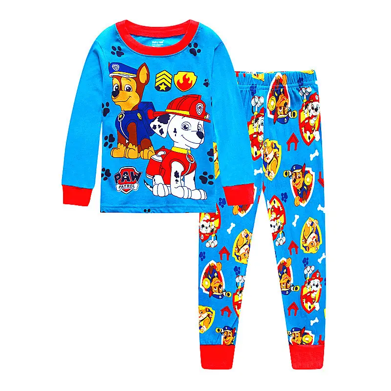 Kids Pajamas Children Sleepwear Cartoon Cars Spiderman Pyjamas Pijamas Boy Nightwear Clothes Set