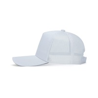 Nueva Llegada: Gorras Trucker y Snapback de 5 Paneles con Visera Sándwich en Contraste Azul Hielo, Malla Transpirable en la Parte Trasera, para Golf y Deportes