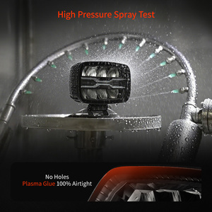 Dẫn tại chỗ phụ trợ ánh sáng 12V 24V Đèn pha nhiệm vụ nặng nề xe tải thêm đèn Pha 10 inch lái xe ánh sáng cho Scania Volvo <span class=keywords><strong>daf</strong></span> người đàn ông - Product Image 5