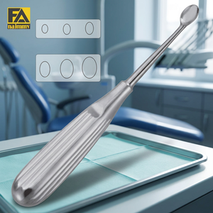เครื่องมือผ่าตัดกระดูกแบบปลายคู่รูปวงรี VOLKMANN BONE CURETTE (0000) คุณภาพพรีเมียม สำหรับขูดกระดูก ตะไบกระดูก และตัดชิ้นเนื้อ - Product Image 2