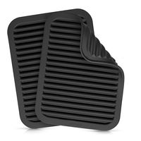 Tapis de protection en silicone résistant à la chaleur, antidérapant, imperméable, pour comptoir de cuisine, tapis de séchage réutilisable pour vaisselle