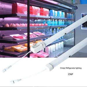 IP65防水冷藏冷藏室发光二极管硬灯条DC24V展示柜食品照明管灯发光二极管灯