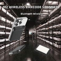 Escáner de Código de Barras de Bolsillo USB Effon 2025 Nuevo M2 1D2D con Clip Trasero para Android IOS PDA, Logística Express, Inventario de Almacén, 2 Años de Garantía