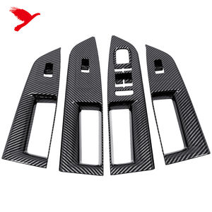 Accesorios Interiores para Automóvil <span class=keywords><strong>VW</strong></span> Volkswagen Golf 8 MK8 2022-2023, Cubierta Decorativa, Estilo Fibra de Carbono, Kit de Consola Central ABS - Product Image 6