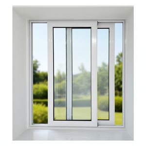 Fenêtre coulissante verticale à double rail insonorisée pour cuisine et sous-sol, usage commercial, fabricant professionnel, double vitrage - Product Image 5