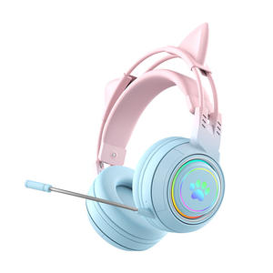 Vente chaude <span class=keywords><strong>Oreille</strong></span> de <span class=keywords><strong>Chat</strong></span> Led Lumineux Sans Fil bt Casque Sans Fil Mignon Casque de Jeu pour les Filles - Product Image 6