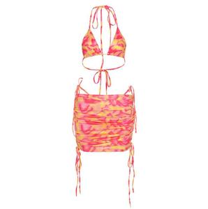 <span class=keywords><strong>Slip</strong></span> De Bikini brasileño 2022 diseño playa personalizado traje De baño Sexy camiseta sin mangas falda Casual traje De baño cubrir vestido Bikini - Product Image 4