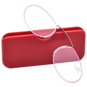 Lunettes de lecture à clipser, sans monture, ultra-légères, mini-format, pour seniors ; lunettes de lecture grossissantes à clipser de type carte - qualité supérieure - Product Image 3