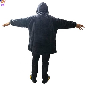 Super Soft Warm Comfy Hooded Wearable Sweatshirt Oversized <strong>Hoodie</strong> <strong>Blanket</strong> Wholesale - Product Image 3