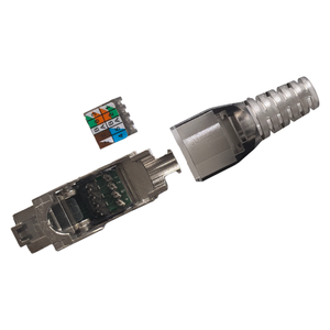 Mạ Vàng cat6A FTP/STP RJ45 toolless mạng nối cắm cat6A Modular cắm cat6A toolless pha lê đầu nối - Product Image 2