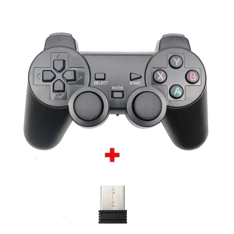 2.4Ghz Wireless Gamepad USB Game Controller USB Joystick For PC PS2/PS3 Video Game Console Android TV BOX Phone