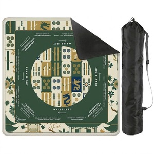 Alfombrilla de Mahjong Premium con Diseño de Hilos: Alfombrilla Suave como la Barba de un Gato, la Superficie Antideslizante Perfecta para tus Fichas de Mahjong - Product Image 4