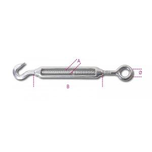 BETA - 082060214 ROBUR-Tendeur à crochet et oeil AISI 316 (multi-pack) - EAN 8014230666143 ELEMENTS POUR FIXER LES CONNECTEURS - Product Image 2