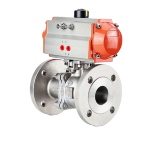 Vanne à boisseau sphérique à deux voies DN200 en acier inoxydable à brides, vente à bas prix, directement de l'usine, OEM - Product Image 3