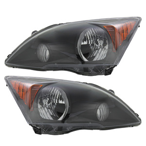 Fari anteriori semi-assemblati con alloggiamento nero trasparente per <span class=keywords><strong>Honda</strong></span> <span class=keywords><strong>CRV</strong></span> versione USA 2007-2011 - Product Image 2
