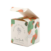 Vente en gros de boîte à bougie de luxe en carton rigide design unique boîte d'emballage de bougie cadeau boîte de papier artisanale