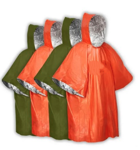 بونشو حراري للطوارئ بشعار مخصص، مقاوم للماء والرياح وعاكس للضوء، للتخييم في الهواء الطلق وكهدايا ترويجية - Product Image 1