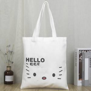 กระเป๋าผ้าแคนวาสสำหรับผู้หญิง พิมพ์โลโก้ตามสั่ง ราคาถูก - Product Image 3