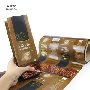 Rollo de película de plástico de grado alimenticio para café, bolsas de piruletas para aperitivos, rollo de película de embalaje laminado de plástico flexible impreso personalizado - Product Image 6