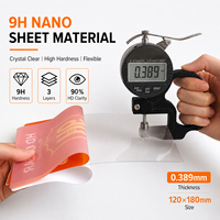 Láminas de Hidrogel PET Anti-Impactos 9H/6H, Recortables con Cualquier Modelo por Máquina de Corte Inteligente, 3 Capas, Fáciles de Instalar, Resistentes a Arañazos