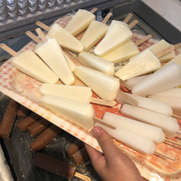 Poudre pré-mélangée pour sucettes glacées au melon certifiée Halal, fabriquée en Chine, paquet de 1 kg, facile à préparer pour les magasins de détail et les services de restauration