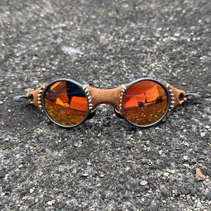 Lunettes de <span class=keywords><strong>soleil</strong></span> unisexes à monture métallique pour sports de plein air, style cycliste, en alliage personnalisé, polarisées, protection UV400 pour hommes et femmes - Product Image 3