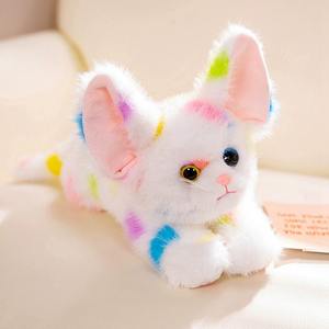 Toptan süper yumuşak peluş Kawaii kediler dolması oyuncaklar gerçekçi hayvan kedi simüle süsler büyük hediyeler - Product Image 3