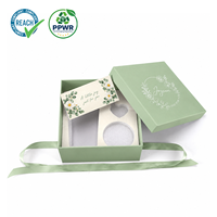 Boîte d'emballage personnalisée en carton rigide pour coffret de soins de la peau, avec couvercle et base, idéale pour sérum et crème, pour salons de beauté et magasins de détail