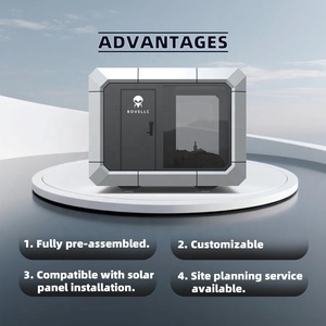 Luxe Préfabriqué Modulaire Petit Espace Commercial Mobile Moderne Capsule Maison Dirigeable Pod Capsule Salle pour Living Resort - Product Image 2