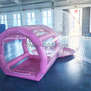 Maison de rebond de bulle gonflable extérieure bleue annonçant des gonflables tente rose de ballon de bulle de Camping pour annoncer - Product Image 5