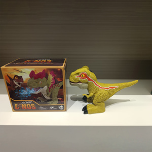 Robot dinosaure télécommandé 2,4 GHz à 4 canaux avec LED, détection tactile, pulvérisation de lumière, portée de 30 m et câble USB – Vente en gros - Product Image 5